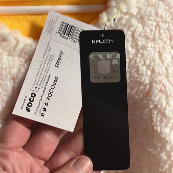 Washington Commanders unisex oversized Sherpa hooded sweatshirt reversible - Picture 5 of 5